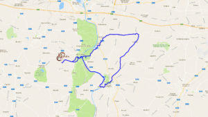 percorso Monzambano-Salionze-Oliosi-Borghetto